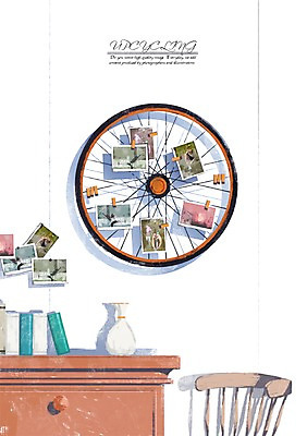 PSD 화분 의자 일러스트 선반 사람없음 책 재활용 바퀴 오브젝트 환경보전 기념사진 자전거바퀴 업사이클링 국내일러스트 가구 사회이슈 친환경 파일형식