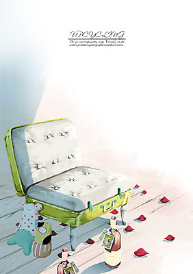 PSD 꽃잎 인형 의자 일러스트 사람없음 캐리어 여행가방 재활용 와인병 오브젝트 환경보전 업사이클링 국내일러스트 꽃 가구 가방 병_용기 와인 사회이슈 친환경 파일형식