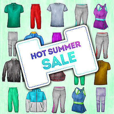PSD 옷 계절 일러스트 프레임 종류 사람없음 여름 운동복 세일 국내일러스트 파일형식