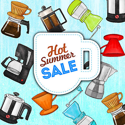 PSD 계절 커피 일러스트 주전자 프레임 종류 사람없음 컵 여름 세일 커피메이커 전기포트 국내일러스트 식기 음료 주방용품 커피용품 파일형식