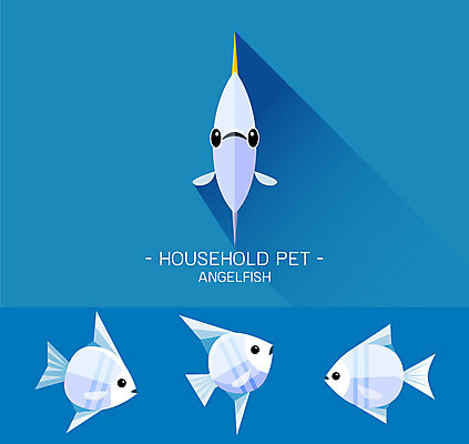 동물 캐릭터 얼굴 동물캐릭터 일러스트 사람없음 플랫 열대어 어류캐릭터 일러캐릭터 AI파일 어류 신체부위 파일형식 벡터