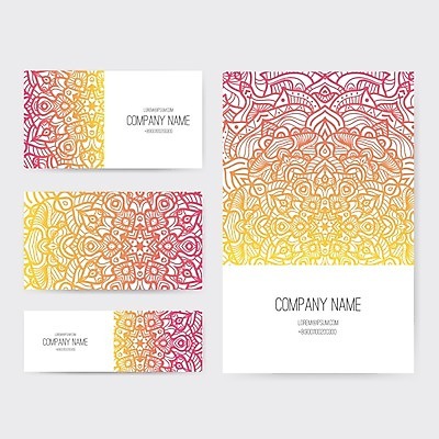 EPS 해외이미지 템플릿 디자인 종이 백그라운드 컨셉 꽃무늬 일러스트 비즈니스 명함 그래픽 장식 세트 공백 수확 화려 고급 레이아웃 복고 엘리먼트 스타일 해외202004 해외일러스트 꽃 무늬 농업 파일형식 벡터 이미지허브