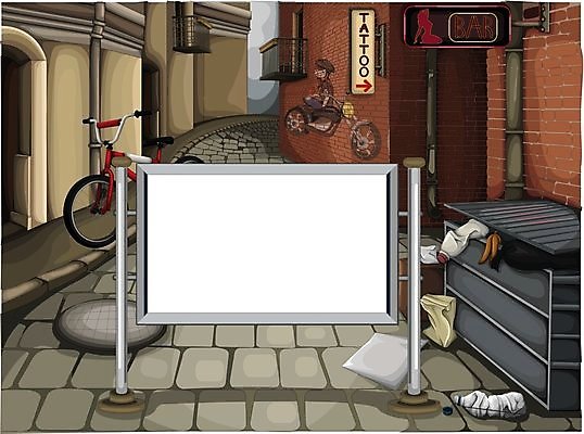 EPS 해외이미지 도로 길 벽 일러스트 텍스트 거리 주택 바나나 야외 상자 문 자전거 발코니 쓰레기통 도시 쓰레기 폐기물 거절 타운 판지 부스 안뜰 해외202004 해외일러스트 컨셉 과일 교통시설 건물 바이크 파일형식 벡터 이미지허브