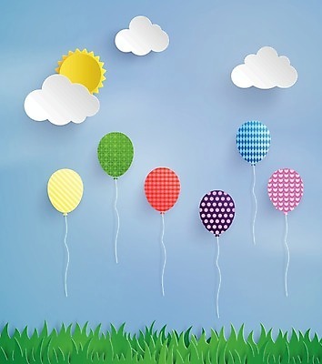 EPS 해외이미지 구름 라이프스타일 계절 행복 종이 백그라운드 컨셉 일러스트 하늘 바람 날씨 야외 초록색 여름 컬러풀 환경 기쁨 자유 보호 오브젝트 양산 풍선 무료 많음 해외202004 해외일러스트 자연요소 감정 컬러 생활 파일형식 벡터 이미지허브