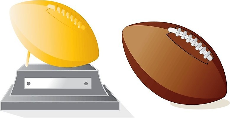 EPS 해외이미지 스포츠 일러스트 공 레저 미식축구 축구 트로피 명패 해외202004 해외일러스트 구기 상_우승 파일형식 벡터 이미지허브