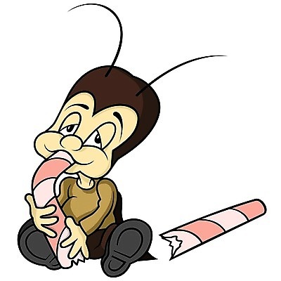 EPS 해외이미지 클립아트 동물 곤충 돈 일러스트 막대사탕 사탕 앉기 달콤 벌레 빨다 만화 딱정벌레 그림 손그림 귀뚜라미 해외202004 해외일러스트 모션 디저트 재산 맛 파일형식 벡터 이미지허브