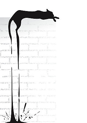 EPS 해외이미지 일러스트 돌담 검은색 고양이 잠 흰배경 해외202004 해외일러스트 컬러 백그라운드 포유류 담장 반려동물 돌_바위 흰색 파일형식 벡터 이미지허브