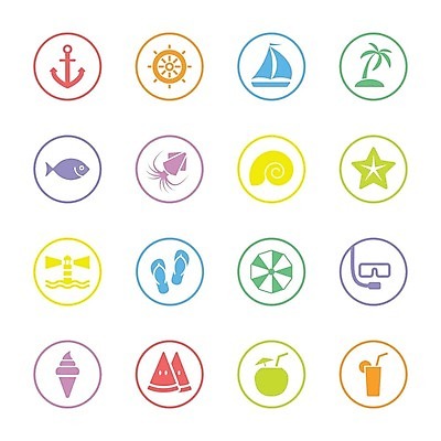 EPS 해외이미지 계절 바다 섬 오렌지 일러스트 우산 휴가 아이스크림 불가사리 슬리퍼 수박 프레임 등대 항해 어류 여름 세트 컬러풀 야자수 주스 껍질 원형 보트 플랫 잠수부 오징어 코코넛 닻 파라다이스 해외202004 해외일러스트 도형 나무 음료 컬러 신발 배_교통 과일 디저트 극피동물 연체동물 수중동물 전문직 파일형식 벡터 이미지허브
