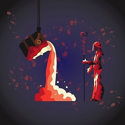 EPS 해외이미지 식물 직업 1 남자 산업 컨셉 일러스트 공장 노동자 안전 머리 금속 검은색 공구 업무 뜨거움 액체 떨어짐 제조 감독 헬멧 철 심볼 날것 고용 방법 용광로 주조 철강 추출 해외202004 해외일러스트 컬러 공업 재질 사람 신체부위 구직 도구 작업 보호장비 채용 파일형식 벡터 이미지허브