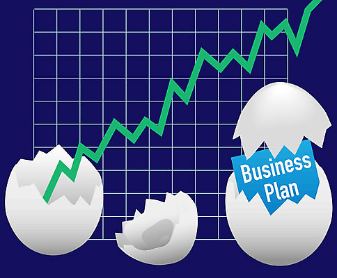 EPS 해외이미지 컨셉 일러스트 회사 비즈니스 성공 그래프 새로움 실내 계란 성장 껍질 오픈 계획 만화 심볼 투자 창업 이익 수익 부화 제안 벤처기업 해외202004 해외일러스트 내부 경제 알 자영업 파일형식 벡터 이미지허브