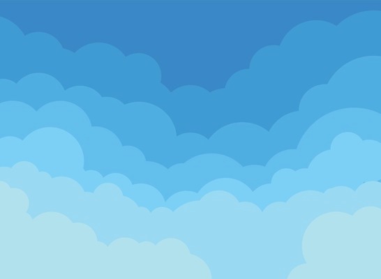 EPS 해외이미지 모양 배너 백그라운드 일러스트 자연 하늘 날씨 경사 사람없음 파란색 자유 분위기 천국 솜털 오존 해외202004 해외일러스트 컬러 컨셉 생태계 파일형식 벡터 이미지허브