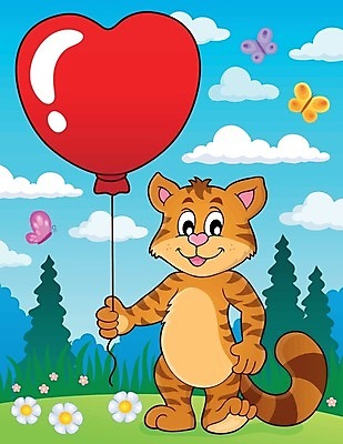 EPS 해외이미지 모양 동물 캐릭터 응시 계절 행복 줄 나비 컨셉 일러스트 휴가 발렌타인데이 사랑 미술 반려동물 고양이 기쁨 하트 축하 잡기 그리기 그림 풍선 테마 해외202004 해외일러스트 일러캐릭터 시선 감정 곤충 포유류 모션 데이이벤트 문화예술 파일형식 벡터 이미지허브