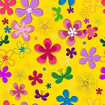 EPS 해외이미지 디자인 꽃 꽃다발 나비 백그라운드 꽃무늬 패턴 오렌지 일러스트 벽지 그래픽 장식 초록색 파란색 노란색 봄 수확 흰색 원형 그리기 균열 복고 모자이크 목각 강렬 건너기 해외202004 해외일러스트 도형 식물 계절 컬러 곤충 무늬 농업 과일 모션 파일형식 벡터 이미지허브