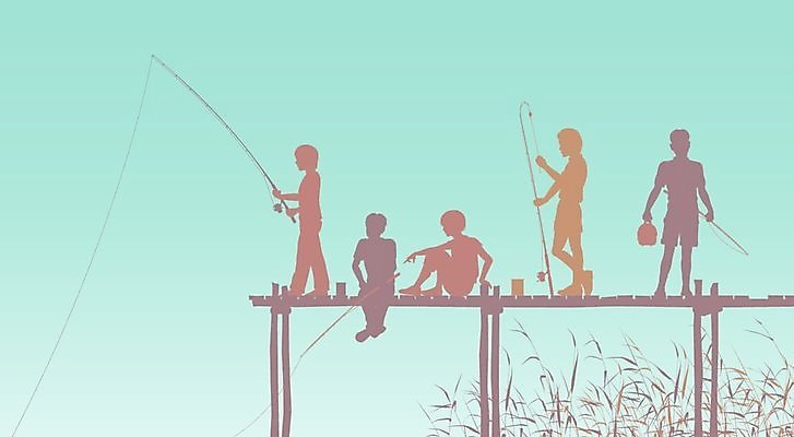 EPS 해외이미지 디자인 실루엣 어린이 일러스트 자연 낚시 휴가 휴식 갈대 사람 소년 취미 그래픽 파란색 청춘 갈색 항구 공백 기다림 방파제 윤곽 인내 카피스페이스 전경 해외202004 해외일러스트 식물 공공시설 남자 컬러 컨셉 교통시설 모션 레저 촬영기법 풍경 생태계 파일형식 벡터 탑뷰 이미지허브