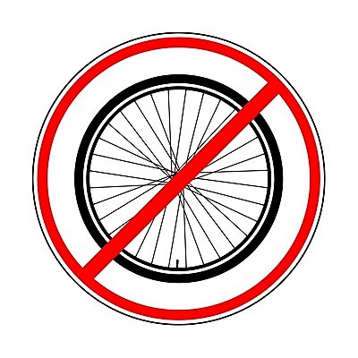 EPS 해외이미지 디자인 스포츠 일러스트 교통시설 추상 자전거 금지 정보 바퀴 원형 심볼 사인 그림 배지 혁명 오리지널 획기적 해외202004 해외일러스트 도형 교통 컨셉 무늬 바이크 시설 파일형식 벡터 이미지허브