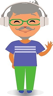 EPS 해외이미지 캐릭터 남자 행복 얼굴 중년 백그라운드 일러스트 미소 웃음 사람 성인 헤드폰 흰색 플랫 시원함 만화 심볼 활기 이모티콘 고립 마스코트 아바타 미니멀리스트 해외202004 해외일러스트 일러캐릭터 감정 컬러 음향기기 컨셉 표정 신체부위 파일형식 벡터 이미지허브