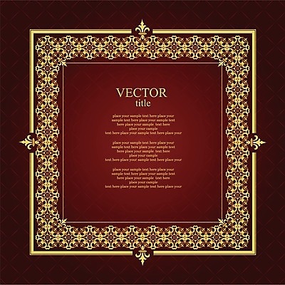 EPS 해외이미지 디자인 일러스트 프레임 사람없음 장식 빈티지 고급 우아함 바로크 빅토리아 해외202004 해외일러스트 컨셉 파일형식 벡터 이미지허브