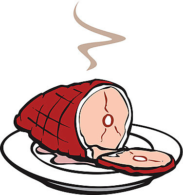 EPS 해외이미지 음식 조각 크리스마스 일러스트 휴가 부활절 뼈 건강 육류 요리 저녁식사 햄 해외202004 해외일러스트 기념일 식재료 식사 파일형식 벡터 이미지허브