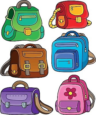 EPS 해외이미지 클립아트 디자인 교육 가방 일러스트 배낭 학교 책가방 미술 세트 유행 장비 짐 그리기 수집 오브젝트 그림 팩 지퍼 고립 수하물 스트랩 해외202004 해외일러스트 잡화 모션 문화예술 화장품 파일형식 벡터 이미지허브