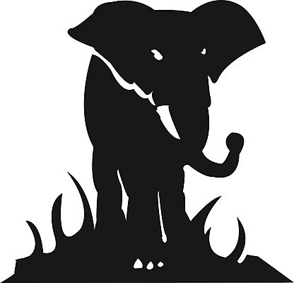 EPS 해외이미지 동물 디자인 실루엣 야생동물 일러스트 아프리카 코끼리 미술 검은색 회색 상아 멸종위기동물 매머드 해외202004 해외일러스트 나라 컬러 포유류 문화예술 촬영기법 파일형식 벡터 멸종위기종 이미지허브