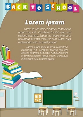 EPS 해외이미지 학생 교육 의자 일러스트 교실 학교 수업 사람없음 칠판 책상 신학기 해외202004 해외일러스트 가구 파일형식 벡터 이미지허브