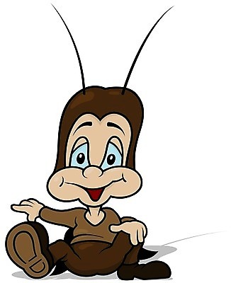 EPS 해외이미지 클립아트 동물 곤충 일러스트 휴식 앉기 가리킴 벌레 만화 딱정벌레 그림 손그림 귀뚜라미 해외202004 해외일러스트 컨셉 모션 손짓 파일형식 벡터 이미지허브