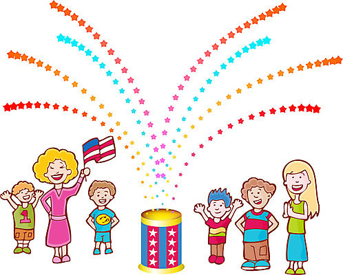 EPS 해외이미지 어린이 일러스트 가족 휴가 기념 안전 빨간색 파티 미국 블록 흰색 축하 깃발 4 발사 폭발 만화 쇼 이웃 7월 독립 해외202004 해외일러스트 컬러 컨셉 북아메리카 관계 사람 이벤트 숫자 날짜 파일형식 벡터 이미지허브