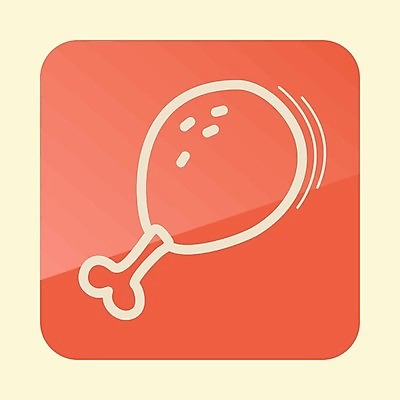 EPS 해외이미지 음식 일러스트 재료 뼈 육류 요리 치킨 껍질 맛 굽기 레시피 허벅지 칠면조 드럼스틱 해외202004 해외일러스트 컨셉 식재료 조류 신체부위 구이 닭고기요리 파일형식 벡터 이미지허브