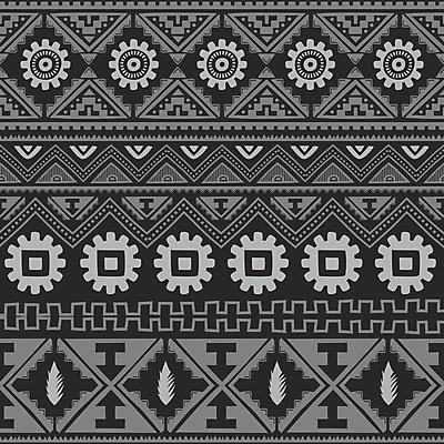 EPS 해외이미지 모양 백그라운드 패턴 일러스트 아프리카 미술 마을 검은색 어둠 회색 인디언 은색 인도인 아즈텍 해외202004 해외일러스트 외국인 나라 컬러 무늬 문화예술 아메리카 동양인 파일형식 벡터 이미지허브