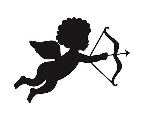 EPS 해외이미지 행복 실루엣 백그라운드 날개 일러스트 천사 화살 발렌타인데이 사랑 검은색 축제 흰색 하트 축하 수집 활 아치 공상 큐피드 천국 해외202004 해외일러스트 모양 감정 컬러 컨셉 데이이벤트 촬영기법 파일형식 벡터 이미지허브