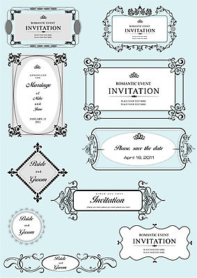 EPS 해외이미지 디자인 일러스트 프레임 사람없음 장식 빈티지 고급 우아함 바로크 빅토리아 해외202004 해외일러스트 컨셉 파일형식 벡터 이미지허브