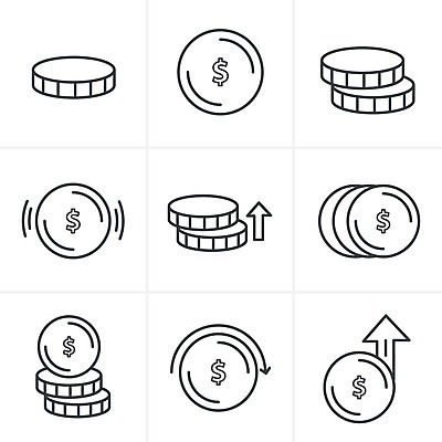 EPS 해외이미지 디자인 선 돈 일러스트 비즈니스 그래픽 금융 세트 세일 쌓기 달러 동전 검은색 저축 시장 플랫 주식 심볼 사인 무역 이익 가치 회계 기부 대출 관심 세금 센트 자금 해외202004 해외일러스트 산업 컬러 모션 경제 재산 파일형식 벡터 이미지허브