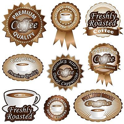 EPS 해외이미지 배너 커피 스티커 일러스트 장식 꼬리표 라벨 카페 신선 고급 메달 만족 배지 카푸치노 에스프레소 우표 라떼 카페인 프리미엄 해외202004 해외일러스트 감정 음료 컨셉 프레임 상점 상_상패 파일형식 벡터 이미지허브