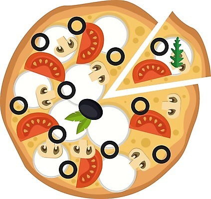 EPS 해외이미지 토마토 일러스트 피자 사람없음 이탈리아음식 올리브 바질 모짜렐라치즈 피자조각 피자집 해외202004 해외일러스트 열매 조각 채소 치즈 패스트푸드 서양음식 상점 파일형식 벡터 식물 음식 유제품 인스턴트 이미지허브