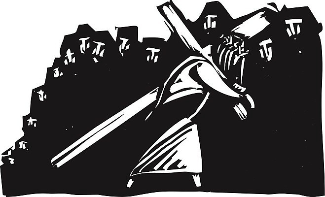 EPS 해외이미지 기독교 종교 십자가 일러스트 부활절 교회 성경 예수 가시 성직자 희생 목판화 해외202004 해외일러스트 기념일 종교용품 종교건축 건물 신_종교 파일형식 벡터 이미지허브