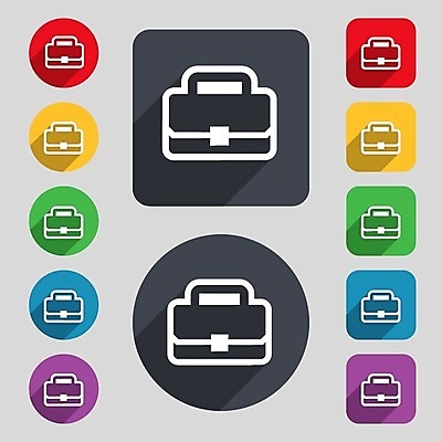 EPS 해외이미지 모양 백그라운드 컨셉 서류가방 가방 일러스트 비즈니스 그림자 라벨 회색 핸드백 플랫 모서리 물개 심볼 흔적 사인 우표 수하물 외교관 포트폴리오 해외202004 해외일러스트 직업 잡화 컬러 포유류 프레임 바다동물 파일형식 벡터 이미지허브