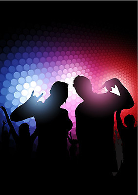 EPS 해외이미지 커플 실루엣 음악 백그라운드 일러스트 전등 사람 10대 빛 파티 손들기 댄서 춤 쌍 군중 클럽 디스코 반사경 유흥 해외202004 해외일러스트 직업 관계 모션 청소년 문화예술 조명 촬영기법 이벤트 파일형식 벡터 이미지허브