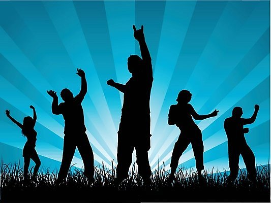 EPS 해외이미지 여자 남자 행복 실루엣 음악 백그라운드 일러스트 사람 파티 기쁨 댄서 춤 은색 큼 디스코 해외202004 해외일러스트 직업 감정 컬러 문화예술 촬영기법 이벤트 크기 파일형식 벡터 이미지허브