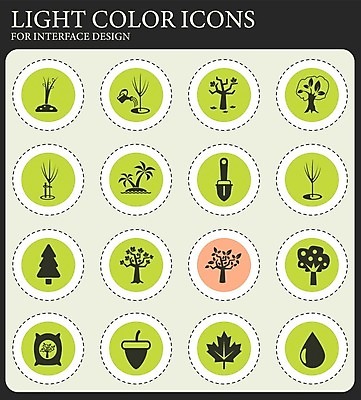 EPS 해외이미지 나무 단풍 잎 과일 일러스트 야자수 흙 떨어짐 심볼 물주기 도토리 전나무 거름 가터벨트 묘목 해외202004 해외일러스트 식물 컨셉 모션 견과류 벨트 파일형식 벡터 이미지허브