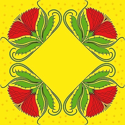 EPS 해외이미지 식물 디자인 꽃잎 꽃 별 리플렛 백그라운드 잎 무늬 꽃무늬 패턴 일러스트 추상 미술 그래픽 장식 빨간색 초록색 노란색 인사 개화 4 허브 유기농 엽서 내추럴 대칭 땅바닥 해외202004 해외일러스트 자연요소 웰빙 컬러 문화예술 바닥 숫자 예절 편지 파일형식 벡터 이미지허브