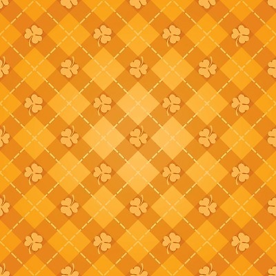 EPS 해외이미지 백그라운드 패턴 오렌지 일러스트 추상 휴가 견본 행운 클로버 토끼풀 심볼 질감 아일랜드 해외202004 해외일러스트 식물 유럽 컨셉 무늬 과일 파일형식 벡터 이미지허브