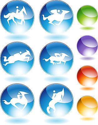 EPS 해외이미지 동물 실루엣 스포츠 일러스트 포유류 자연 미술 세트 달리기 점프 검은색 흰색 레이스 승마 승차 쇼 안장 고립 굴레 라이더 챔피언 해외202004 해외일러스트 컬러 모션 문화예술 촬영기법 생태계 파일형식 벡터 이미지허브