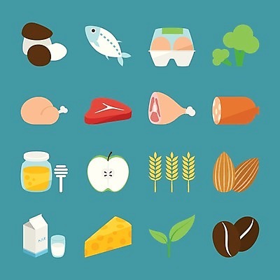 EPS 해외이미지 디자인 음식 채소 일러스트 밥 치즈 돼지고기 어류 요리 파란색 세트 노란색 식당 계란 요리사 저녁식사 치킨 버섯 소고기 우유 원두 흰색 그룹 소시지 사과 낟알 밀 수집 심볼 사인 준비 심플 아몬드 꿀 스타일 미니멀리스트 미니멀 해외202004 해외일러스트 직업 커피 컬러 과일 유제품 곡류 육류 상점 알 식사 수중동물 견과류 가공식품 닭고기요리 파일형식 벡터 이미지허브