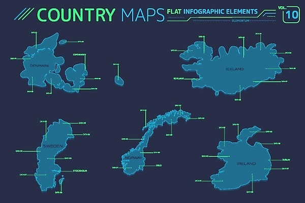 EPS 해외이미지 모양 디자인 지구 선 여행 백그라운드 지도 인터넷 일러스트 비즈니스 덴마크 스웨덴 노르웨이 아이슬란드 그래픽 세계 글로벌 인포그래픽 경계선 도시 발표 뉴스 플랫 땅 대륙 비전 지역 아일랜드 해결 마케팅 인터페이스 지리 해외202004 해외일러스트 유럽 북유럽 경계 파일형식 벡터 이미지허브