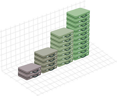 EPS 해외이미지 컨셉 서류가방 일러스트 비즈니스 성공 아이디어 컴퓨터그래픽 성장 포트폴리오 해외202004 해외일러스트 가방 그래픽 파일형식 벡터 이미지허브