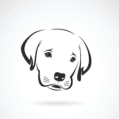 EPS 해외이미지 일러스트 사람없음 반려동물 검은색 흰색 개 강아지 해외202004 해외일러스트 동물 컬러 포유류 파일형식 벡터 이미지허브