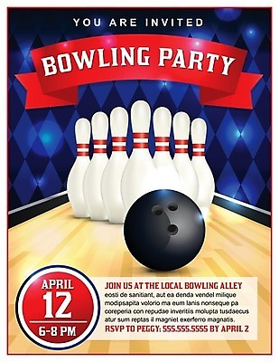 EPS 해외이미지 템플릿 포스터 길 일러스트 공 파티 경쟁 볼링 초대 토너먼트 카피스페이스 현실 해외202004 해외일러스트 컨셉 이벤트 구기 공백 파일형식 벡터 이미지허브