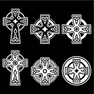 EPS 해외이미지 전통 문양 십자가 일러스트 사람없음 검은색 심볼 반복 해외202004 해외일러스트 컬러 파일형식 벡터 이미지허브