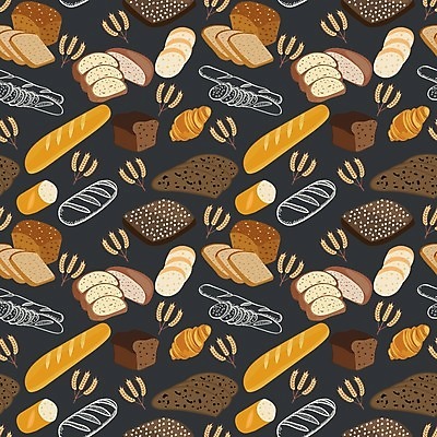 EPS 해외이미지 디자인 음식 조각 백그라운드 패턴 일러스트 건강 그래픽 세트 갈색 식사 빵집 흰색 신선 달콤 맛 아침식사 바게트 낟알 만화 시리얼 밀 수집 메뉴 밀가루 토스트 베이글 덩어리 프랑스어 고립 번 페스츄리 호밀 해외202004 해외일러스트 문자 빵 컬러 컨셉 무늬 곡류 상점 가루 파일형식 벡터 이미지허브