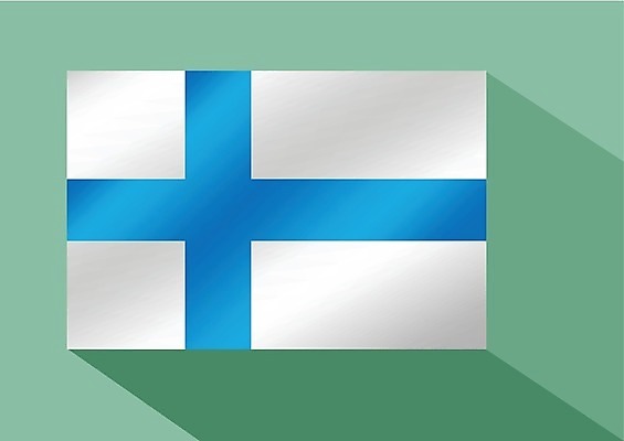 EPS 해외이미지 디자인 배너 일러스트 핀란드 그래픽 깃발 심볼 해외202004 해외일러스트 북유럽 파일형식 벡터 이미지허브